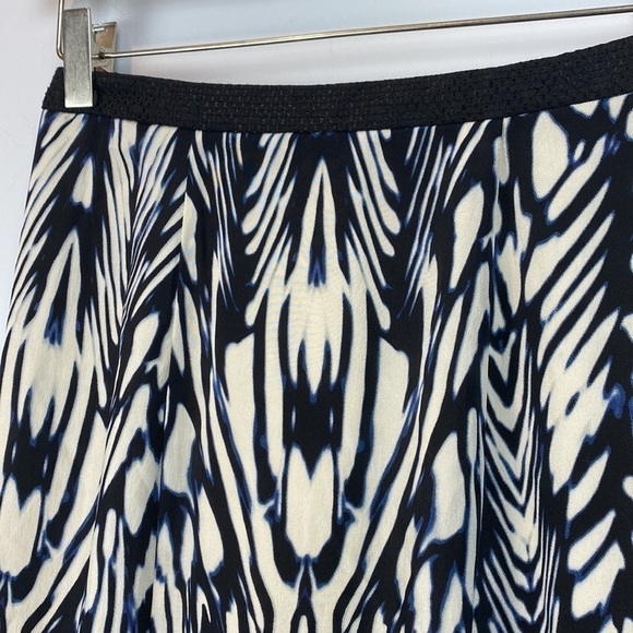 Anthro • Leifsdottir Inked Antonia Silk High Low Skirt - Picture 4 of 14